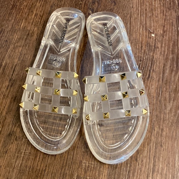 STEVE MADDEN studded slides - Picture 1 of 4